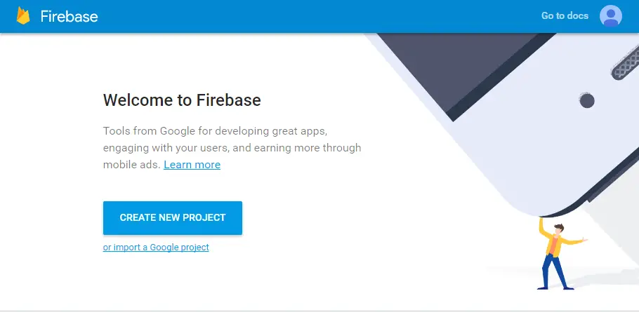 Logging in to Firebase