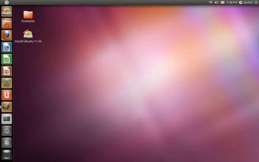 The Ubuntu 11 Unity Desktop