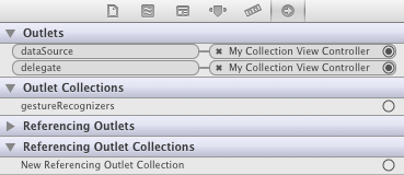 Configuring CollectionView delegate and datasource