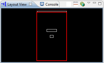 The Android Hierarchy Viewer Layout View