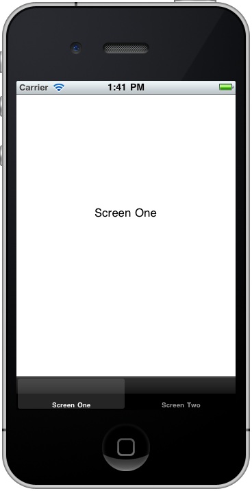 A running iPhone Multiview application