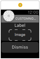 The WatchKit dynamic notification scene