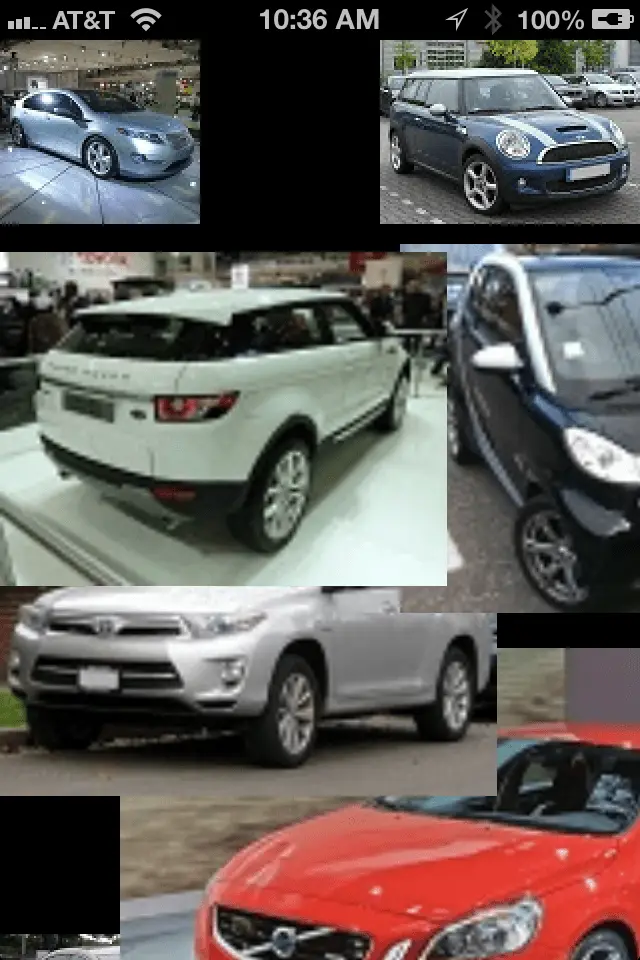 A custom FlowLayout running