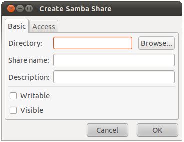 Creating a New Ubuntu Samba Share