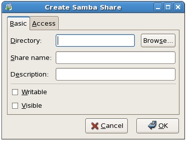 Creating a CentOS Samba Share