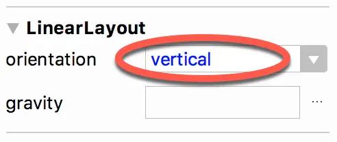 Changing LinearLayout orientation