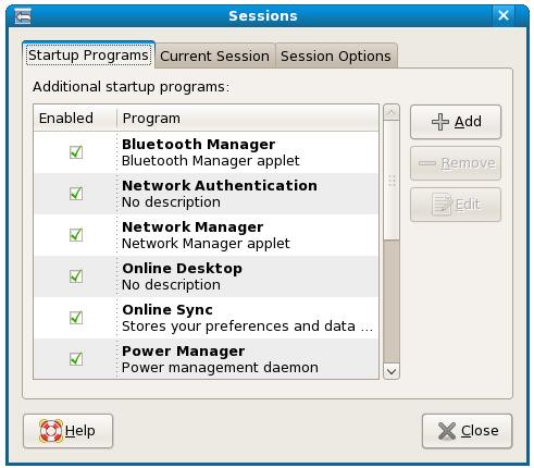 Programs started on desktop login