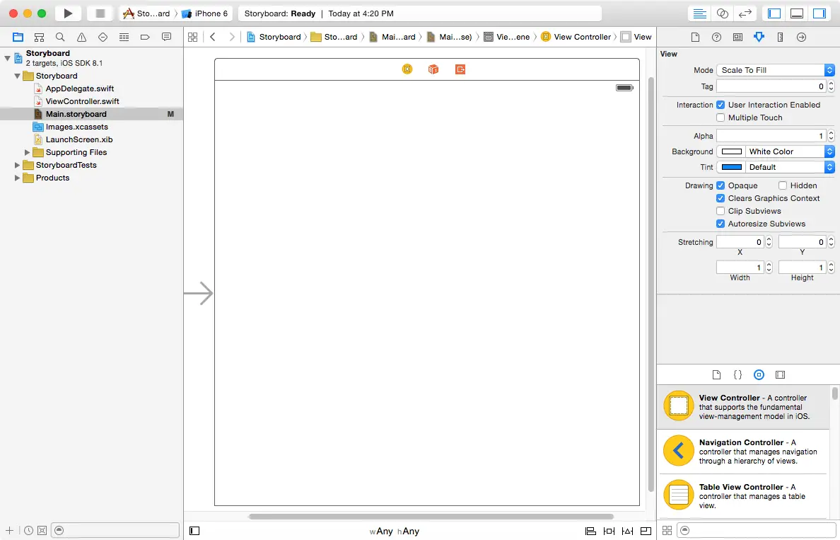 Xcode 6 storyboard canvas.png