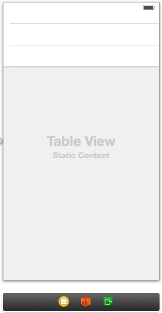An iOS 7 static content TableView