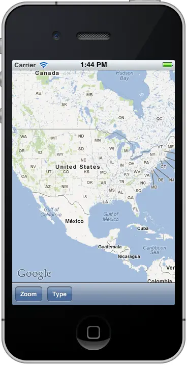 Iphone ios 6 mapview running.png