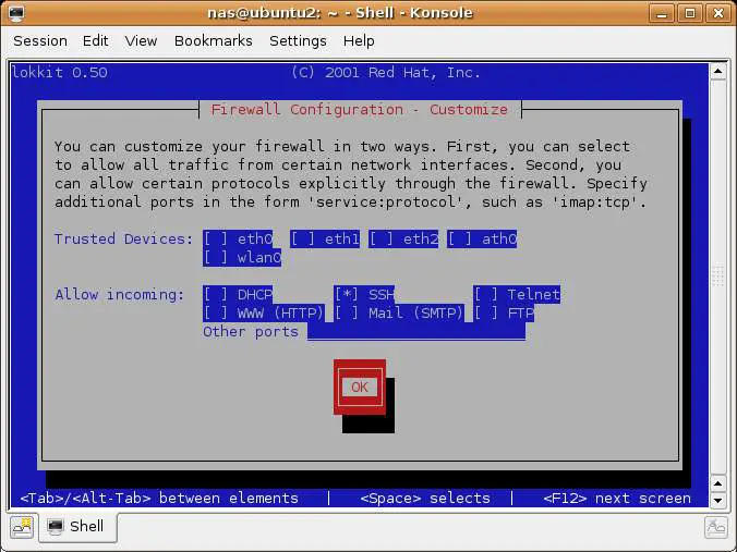 Ubuntu linux lokkit ssh enabled.jpg