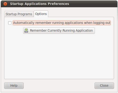 Ubuntu 10.10 currently runnning program configuration