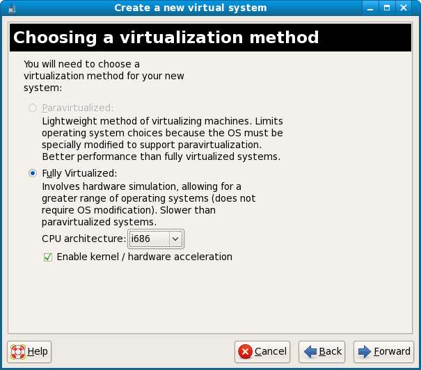 Selecting a Virtualization Method