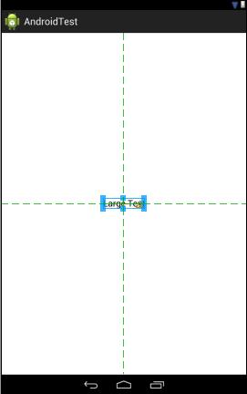 Adding a TextView to the center of the RelativeLayout view