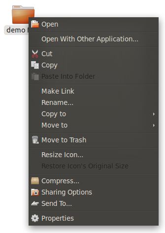 The Ubuntu 11.04 Unity desktop menu