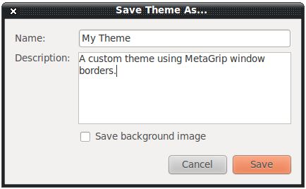 Saving a new Ubuntu desktop theme