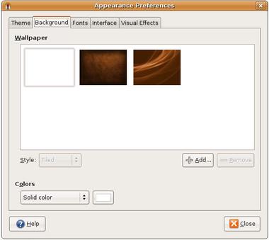 Changing the Ubuntu GNOME Desktop Background - Techotopia
