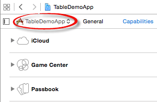 Selecting the build target