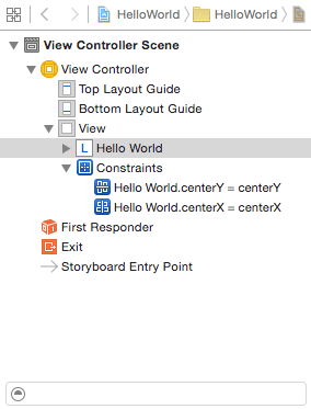 Xcode 7 document outline.png