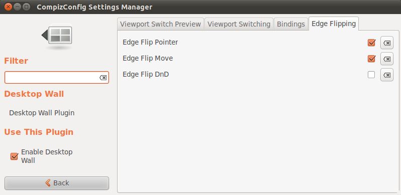 Configuring Ubuntu 11.04 Unity Workspace Edge Flipping