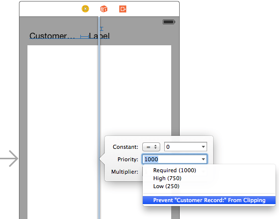 Using the Auto Layout menu to prevent layout clipping