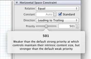 Setting an iOS 6 Auto Layout constraint priority