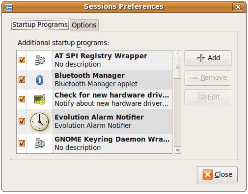 Programs started on desktop login