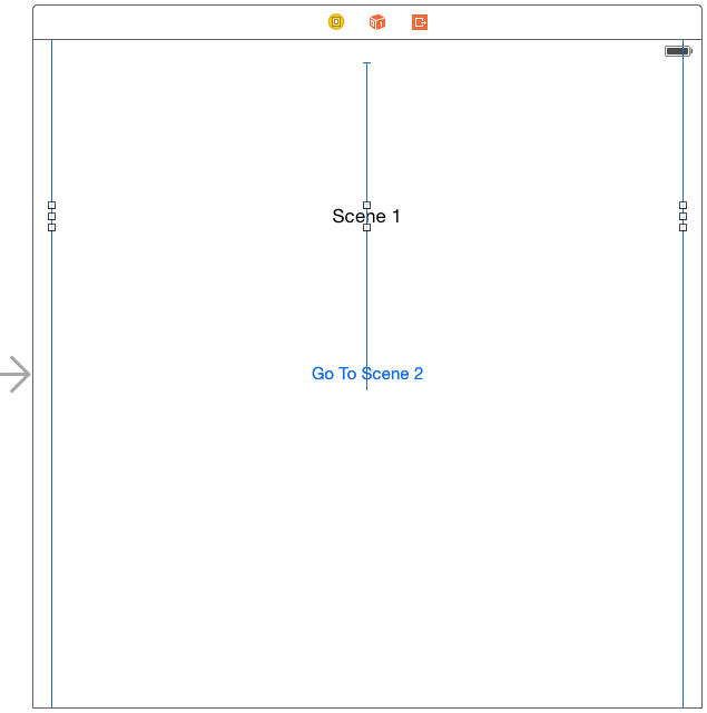 Xcode 6 storyboard scene 1 layout.png