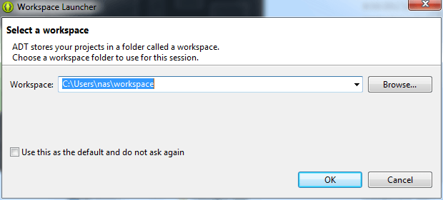 Selecting an Eclipse Workspace