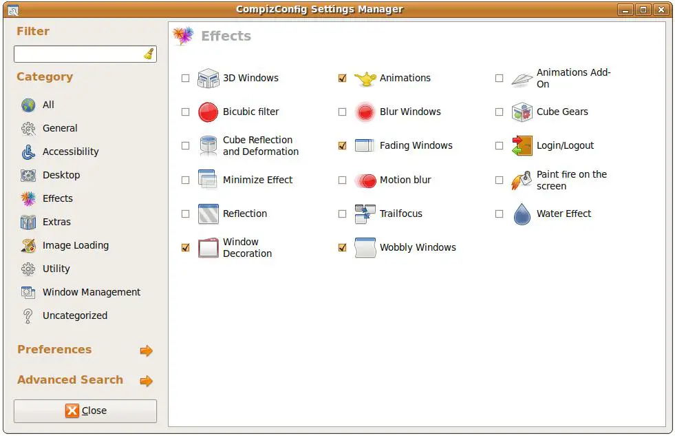 Ubuntu Desktop Visual Effects Techotopia