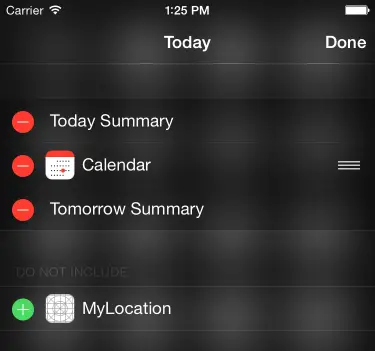 Ios 8 enable today widget.png