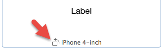 Xcode 6 preview rotate button.png