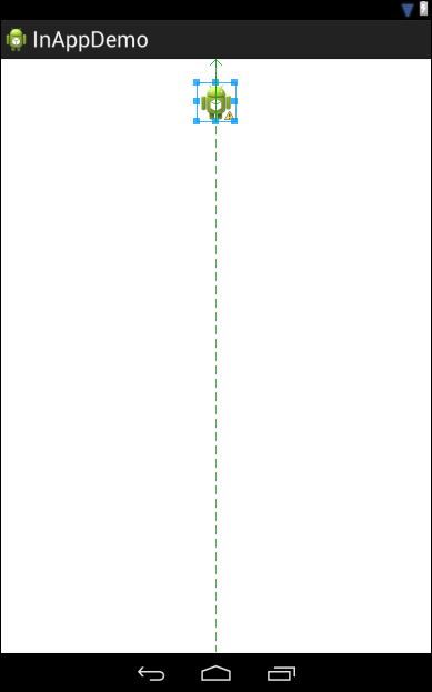 An ImageView added to the user interface layout