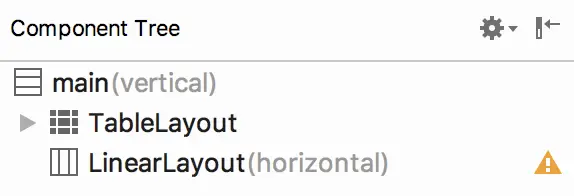 LinearLayout Button bar added