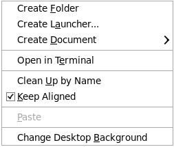 The RHEL 6 GNOME desktop menu