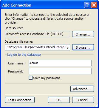 Visual Studio Connect to Database