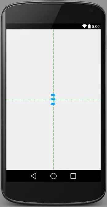 A simple Android Studio Designer layout