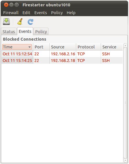 Ubuntu 10.10 Firestarter events