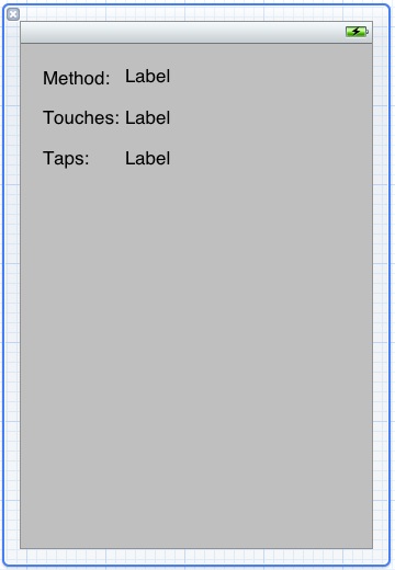 Amn example touch app for iPhone in Xcode 4