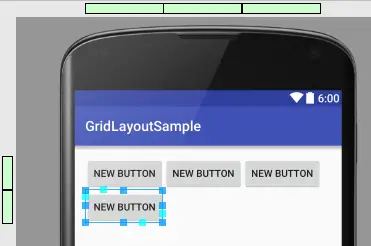 Android studio gridlayout second row 1.4.png