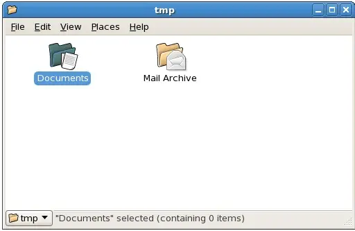 Folders with emblems