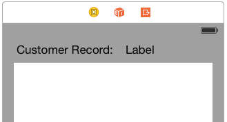 The completed Auto Layout example UI