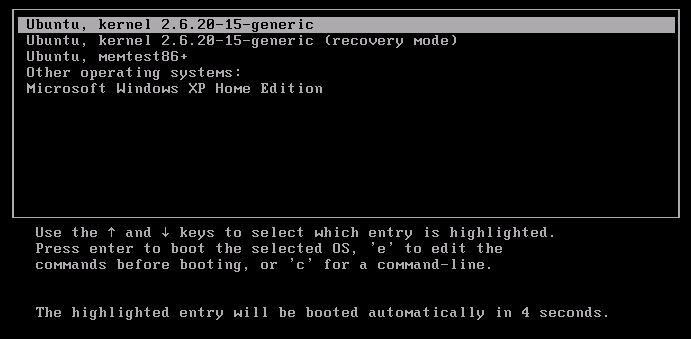 Ubuntu linux windows boot selection.jpg