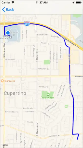 File:Ios 11 map sample route drawn.png